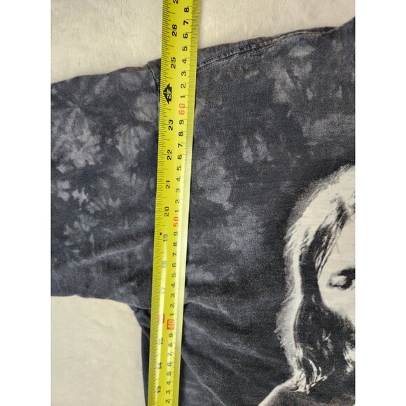 Pink Floyd David Gilmour Liquid Blue Tie Dye T-Shirt Men's Gray Large Vintage - Picture 9 of 11